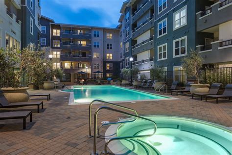 Take in sweeping mountain views, from the rolling hills to the glittering bay, through window walls. . San bruno apartments